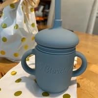 Personalized Engraved Silicone Sippy Cup 5oz for Baby Toddlers