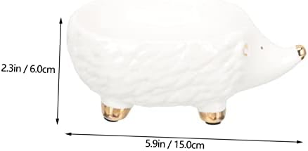 Ceramic Cartoon Animal Soap Holder for Bathroom