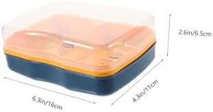 LIFKOME Multi Compartment Soap Dish for Bathroom Kitchen Camping Travel