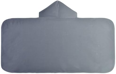 Blue Grey Gradient Kids Bath Towels with Hood