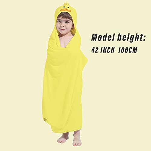 HIPHOP PANDA Hooded Towel for Kids - Bamboo Viscose 30x50 Inch