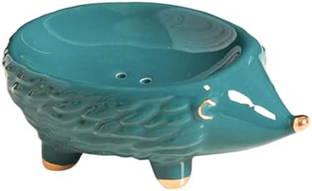 GLEAVI Cartoon Ceramic Hedgehog Soap Holder