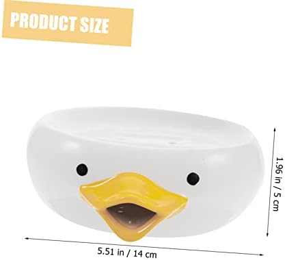 Ciieeo Ceramic Cartoon Soap Dish Adorable Holder