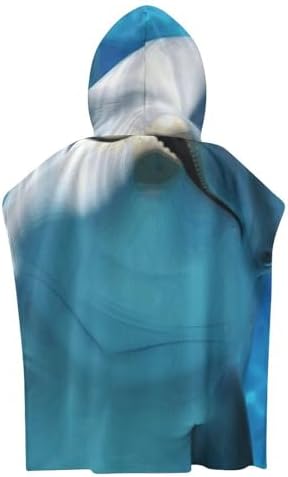 Kids Bath Towel with Dolphin Design