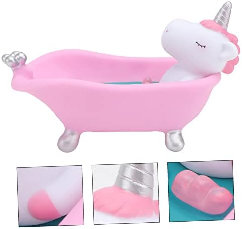 Adorable Unicorn Soap Holder Cartoon Animal Bathroom Decor