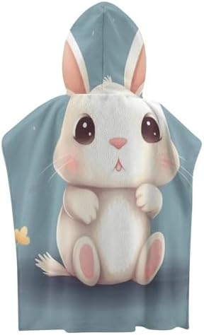 Kids Cute Bunny Hooded Bath Towel