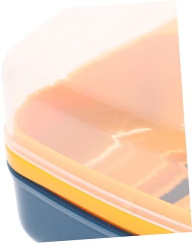 LIFKOME Multi Compartment Soap Dish for Bathroom Kitchen Camping Travel