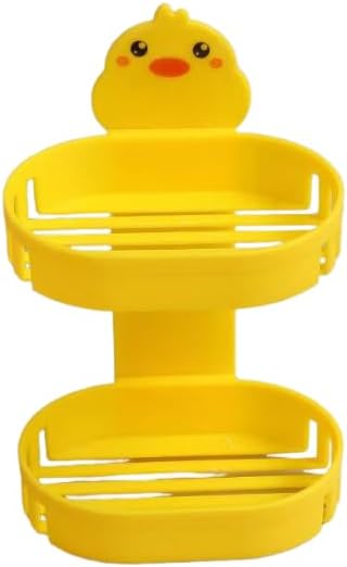 Yellow Chicken Shaped Double Layer Soap Dish