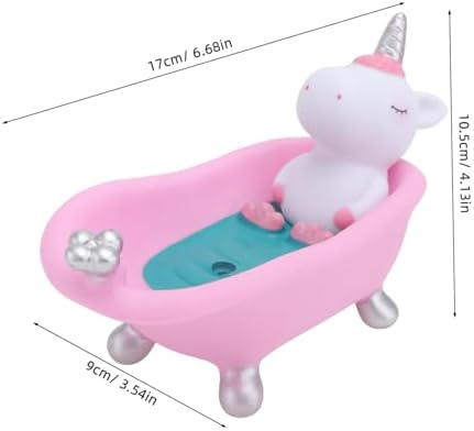 Adorable Unicorn Soap Holder Cartoon Animal Bathroom Decor