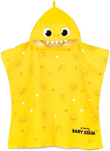 Baby Shark Towel Poncho for Kids - Kids Bath Towel