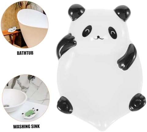 Ceramic Panda Soap Dish Drying Holder