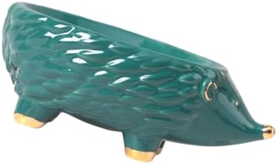 Cute Hedgehog Ceramic Soap Holder for Bathroom and Kitchen