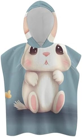 Kids Cute Bunny Hooded Bath Towel