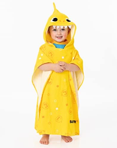 Baby Shark Towel Poncho for Kids - Kids Bath Towel