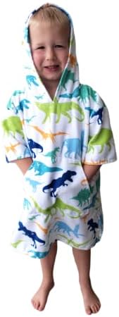 Dinosaurs Hooded Towel for Kids Small