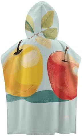 Kids Hooded Beach Towel with Reading Design