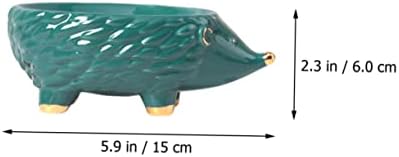 GLEAVI Cartoon Ceramic Hedgehog Soap Holder