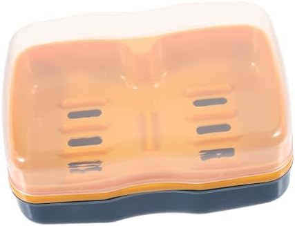 LIFKOME Multi Compartment Soap Dish for Bathroom Kitchen Camping Travel