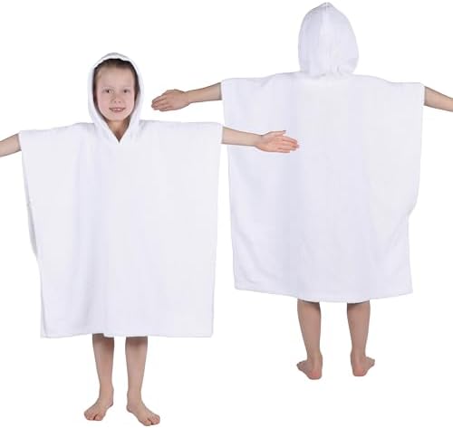 Superior Kids Cotton Terry Poncho with Hood