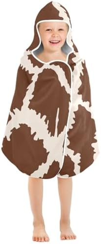 Susiyo Kids Hooded Bath Towel Giraffe Skin 235x50 Inch