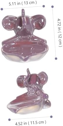 Ciieeo Ceramic Soap Dish with Drainage for Kids