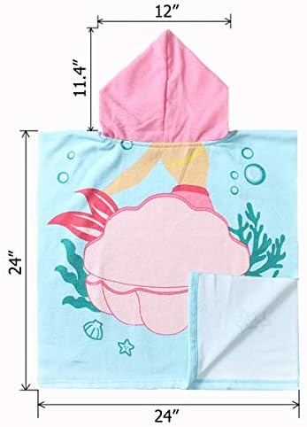 NovForth Toddler Hooded Beach Towel Poncho