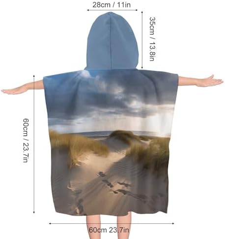 YTDRZ Kids Hooded Beach Towel with Hood