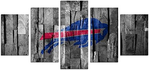 Buffalo City Bills Football Poster Wall Art 5PCS