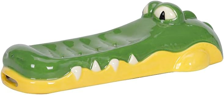 UAYBABU Crocodile Soap Dish Self-Draining Kitchen Sink Organizer