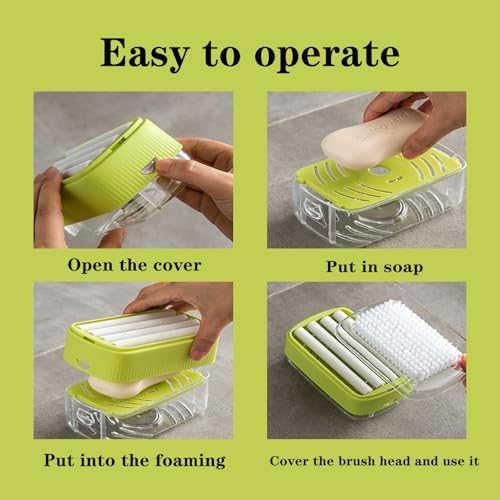 Portable Foaming Soap Dispenser with Storage Tray