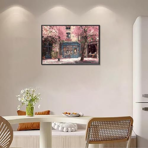 French Country Cherry Blossom Poster 24x36in Framed Decor