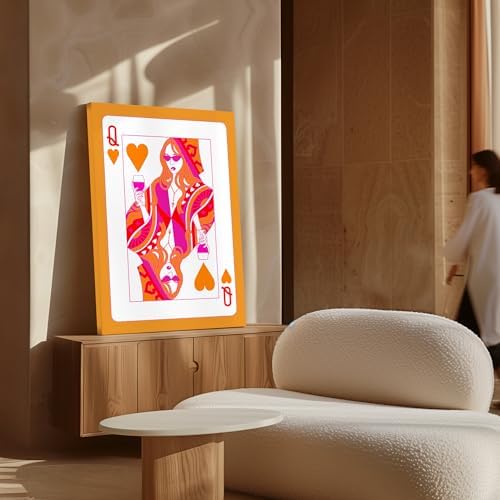 Poster Master Queen Of Hearts Canvas Print