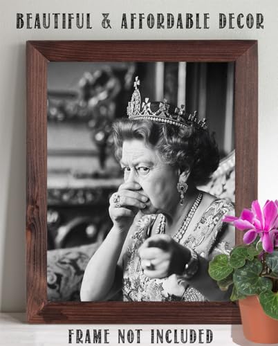 Did You Cut One Queen Elizabeth Poster 11x14 Unframed