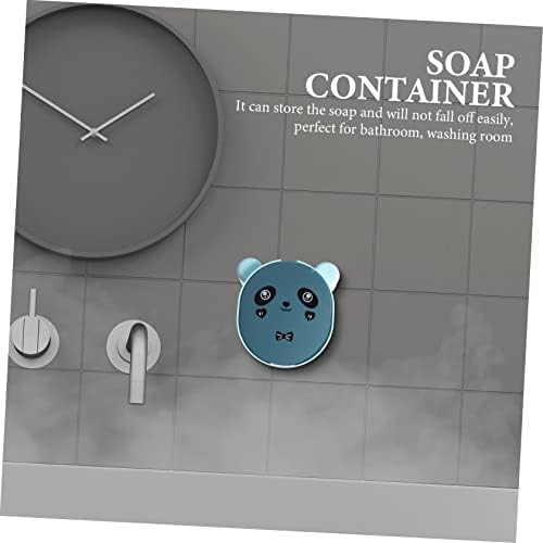 Cabilock Cartoon Soap Holder Wall Mounted with Drain Design