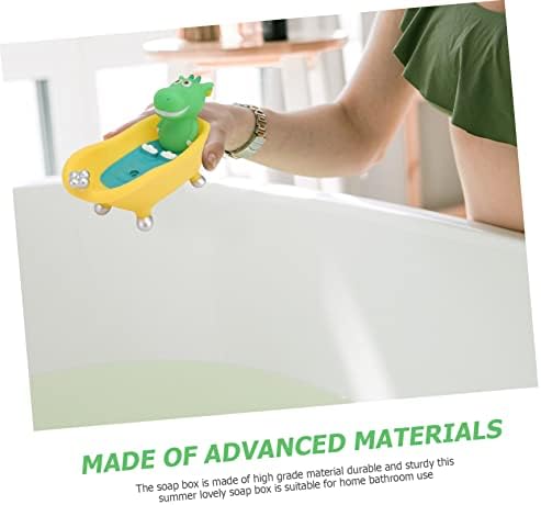 BESTYASH Cartoon Dinosaur Soap Dish for Kids