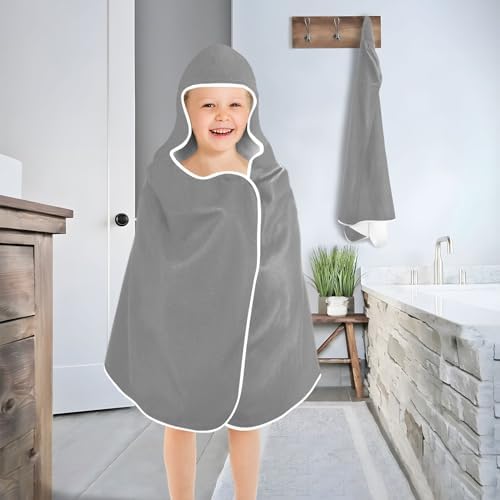 GAIGEO Soft Kids Bath Towels Lightweight for Beach and Home