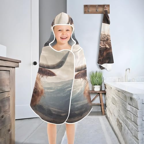 Kigai Hooded Towel for Kids - Soft and Reusable
