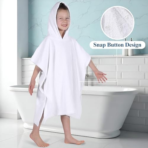 Superior Kids Cotton Terry Poncho with Hood
