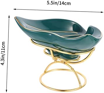 GLEAVI Multi Functional Ceramic Soap Holder Mermaid Tail