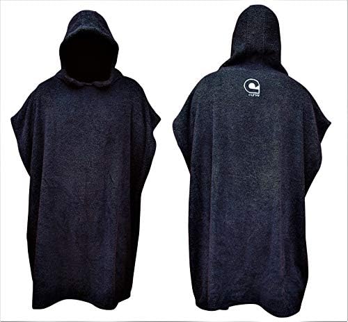 Curve Kids Cotton Swimming Robe Poncho with Hood and Adjustable Sleeves