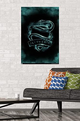 Trends International Harry Potter Slytherin Magic Wall Poster