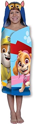 Franco Paw Patrol Hooded Towel and Loofah Set