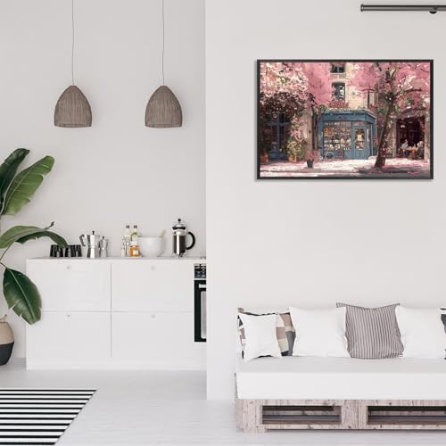 French Country Cherry Blossom Poster 24x36in Framed Decor