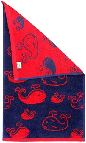 Original Kids Hand Towels Set of 6 Whale Design