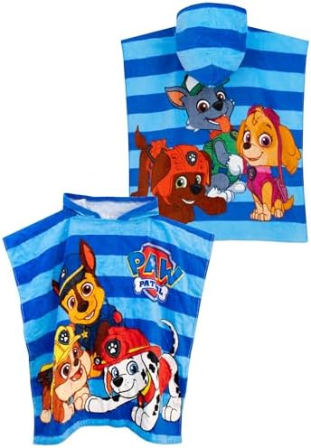 Paw Patrol Boys Hooded Towel Poncho One Size