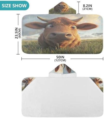 Kigai Cute Kids Hooded Bath Towel 50x235 Inch