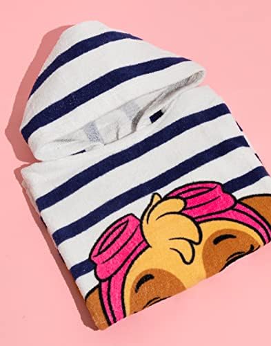 Paw Patrol Skye Towelling Poncho Girls White