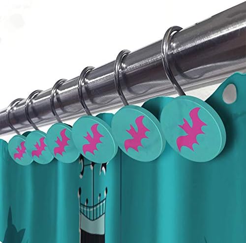 Disney Vampirina Shower Curtain and Hook Set for Kids