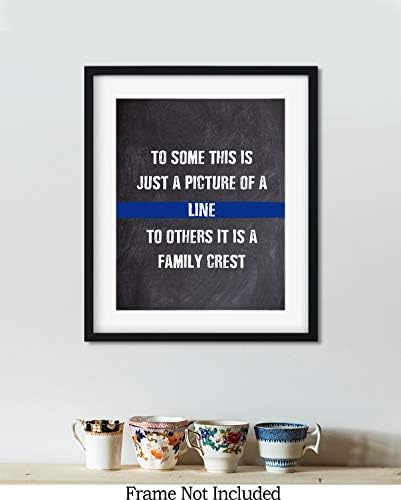 Govivo Wall Art Print Family Crest 8x10 Unframed