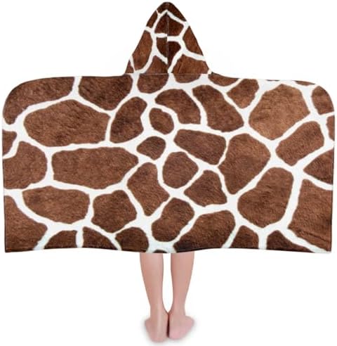 Giraffe Pattern Kids Bath Towel 24x50 Inch